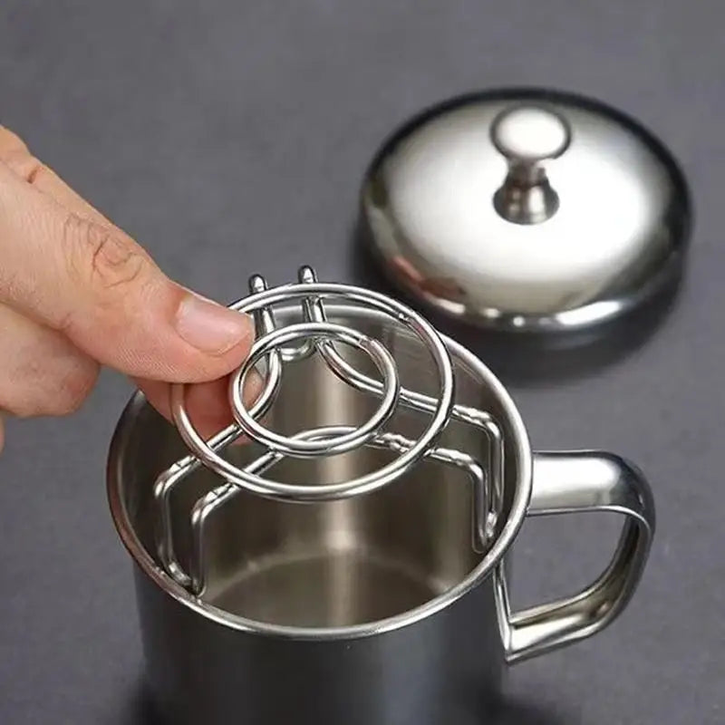 Mini Stainless Steel Steaming Racks Set of 2 | Adjustable Height Steaming Rack Set QXL