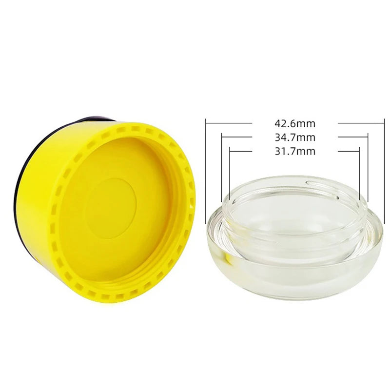 6g Refillable Empty Lip Balm Jar with Spoon | Travel Pot Lip Balm Container QXL
