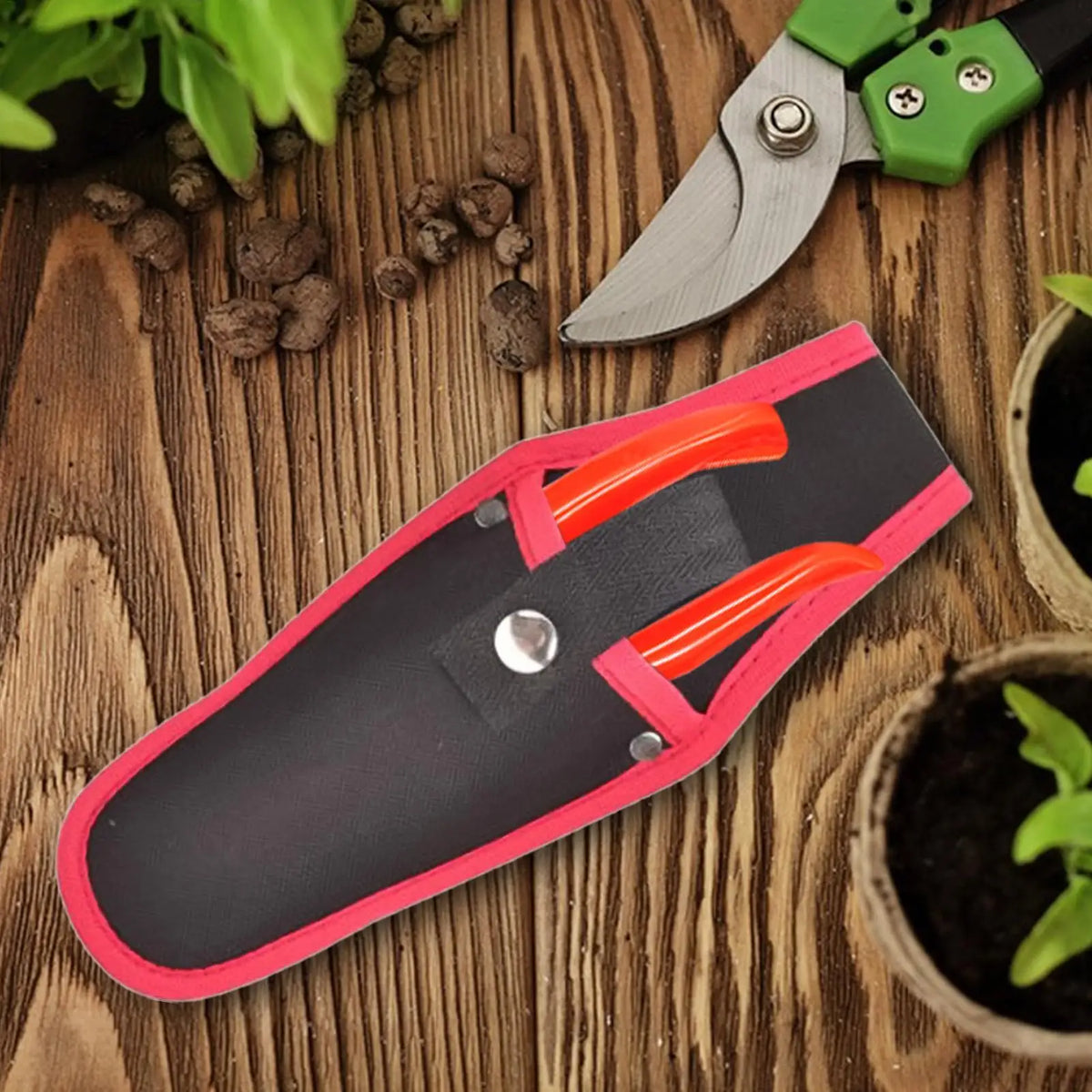 Canvas Pruner Holster | Belt-Clip Pruning Shears Sheath Bag Pruner Holster Bag QXL