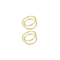 Gold Metal Spiral Napkin Rings for Weddings & Dining Napkin Rings QXL 2pcs