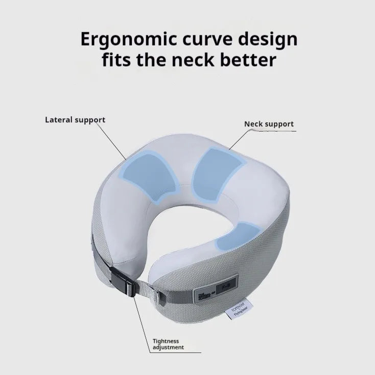 Memory Foam Travel Neck Pillow | Airplane, Car & Office Travel Neck Pillow QXL