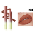 Handaiyan Matte Velvet Lip Crayon – 8 Colors Waterproof Liner Matte Lip Crayon QXL 08