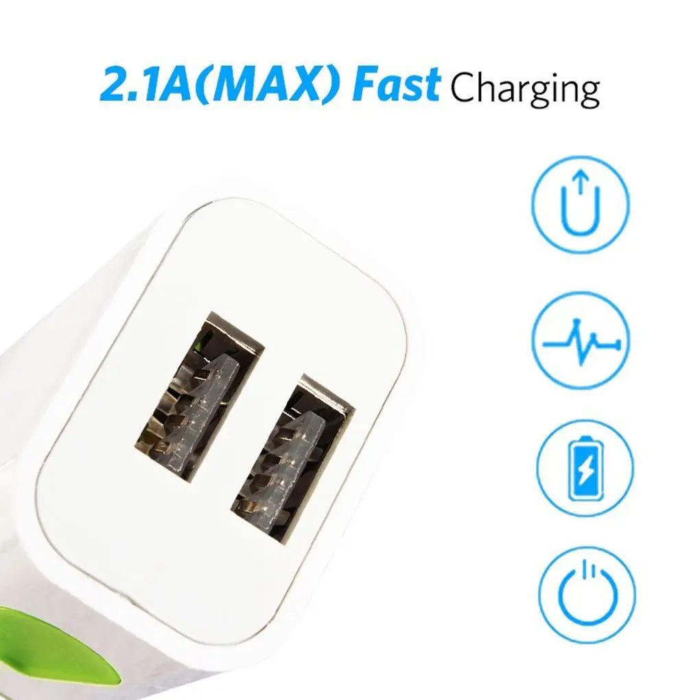 Dual Port 5V 2A USB Wall Charger – EU US AU Travel Adapter USB Travel Charger QXL