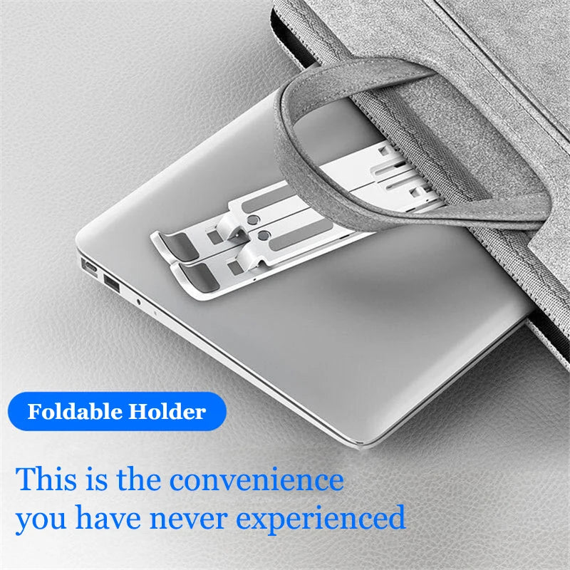 Adjustable Foldable Laptop Stand | Portable 9–15" Notebook Riser Laptop Stand QXL