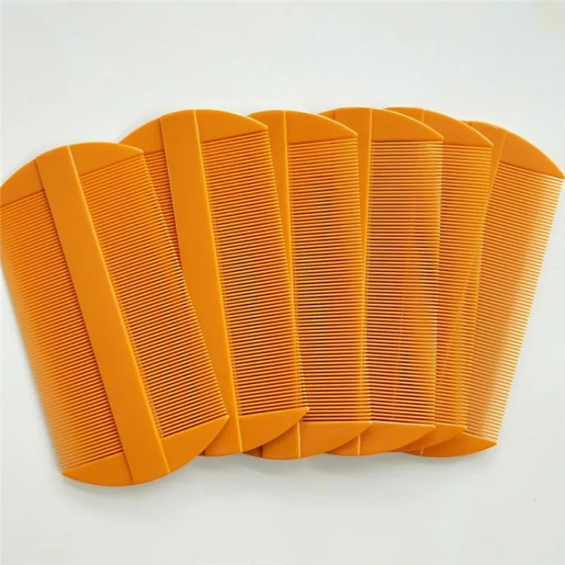 2-Pack Double-Sided Fine Tooth Lice & Nit Comb Lice Removal Comb QXL