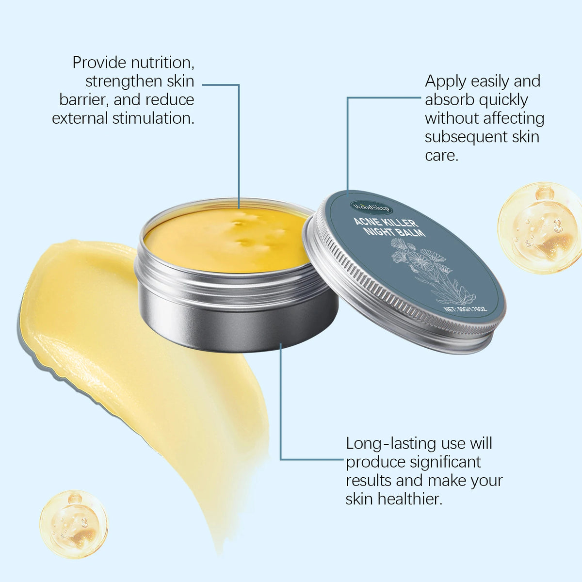 WOODSLEEP 6-in-1 Day Balm Face Cream | Firming & Brightening 50g Anti-Aging Face Cream QXL