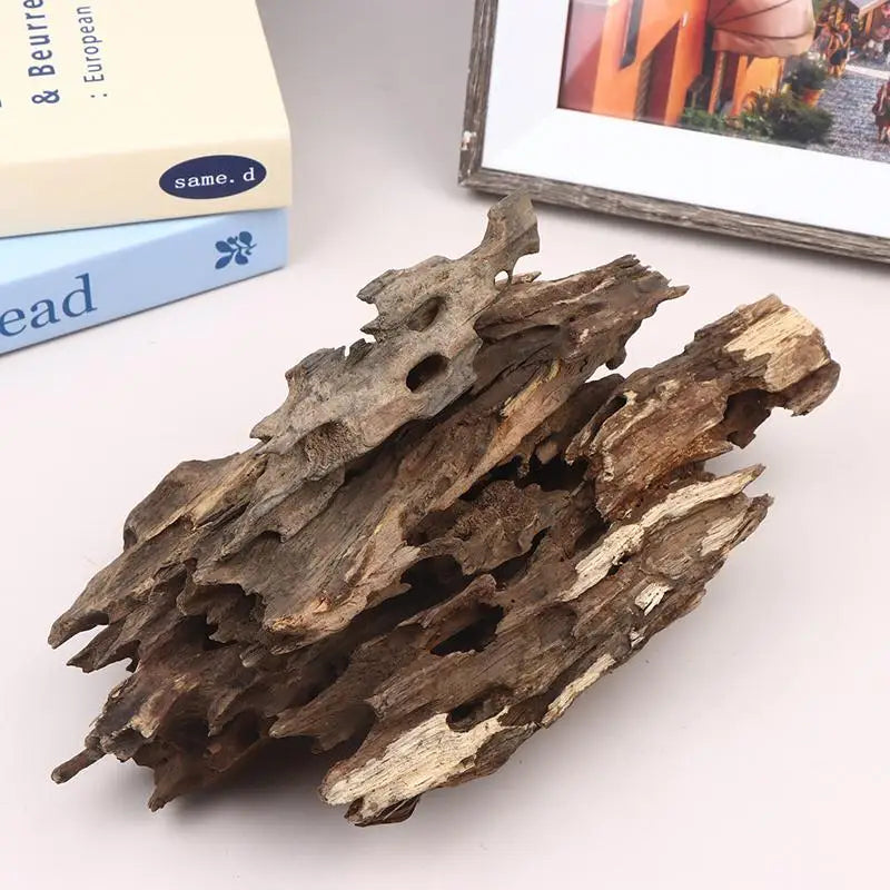 Natural Shrimp Wood Driftwood Aquarium Decor with Holes Aquarium Driftwood QXL