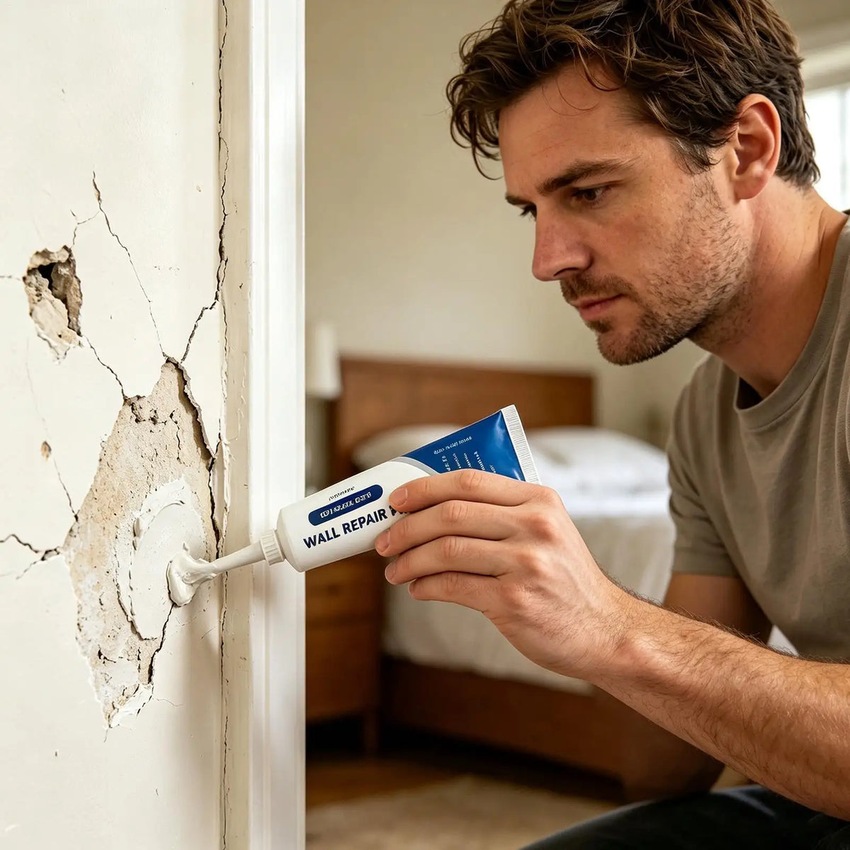 Drywall Repair Kit – Wall Hole Putty Paste Filler & Scraper Wall Repair Kit QXL
