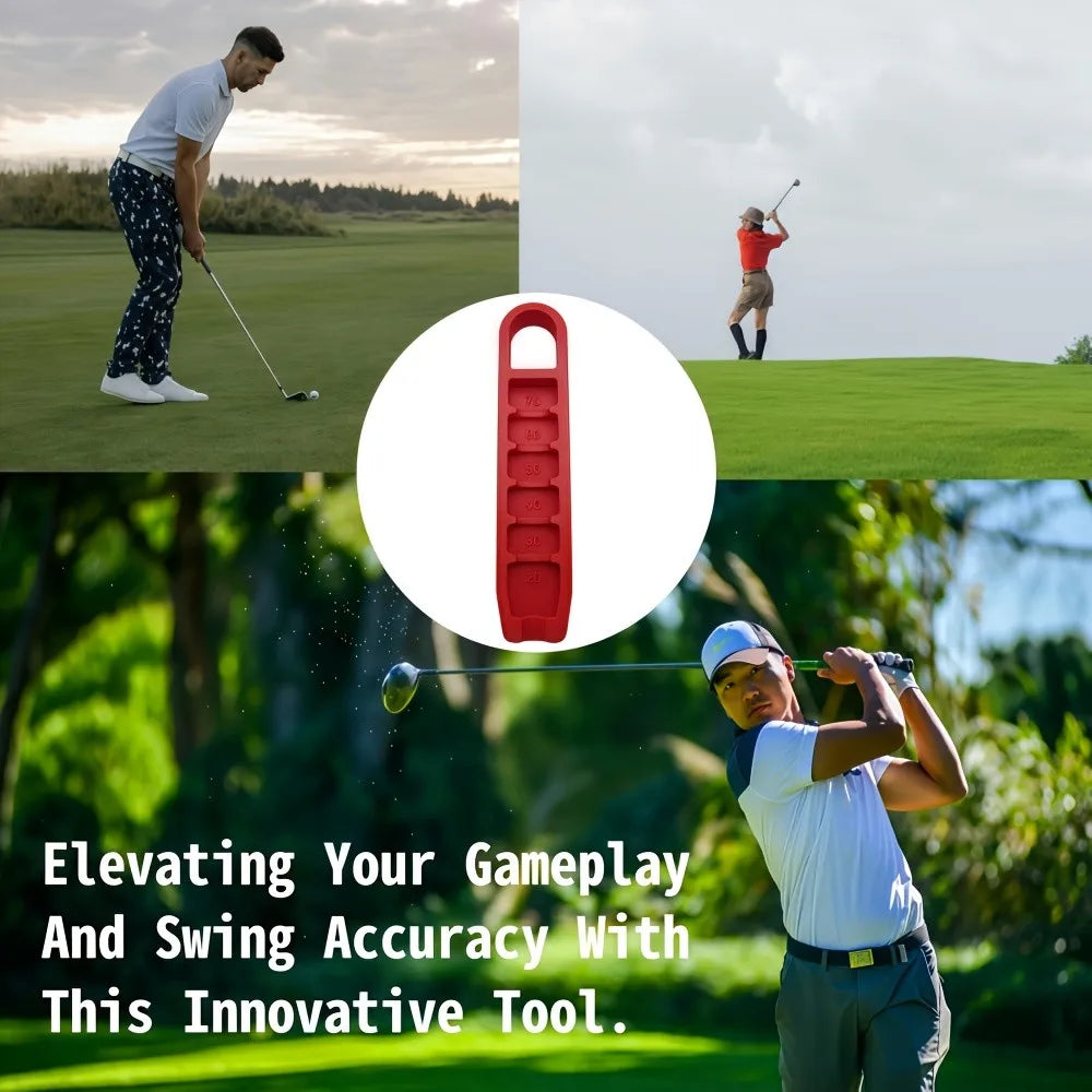 Golf Tee Height Gauge Setter | Adjustable 20–70mm Golf Training Aid QXL