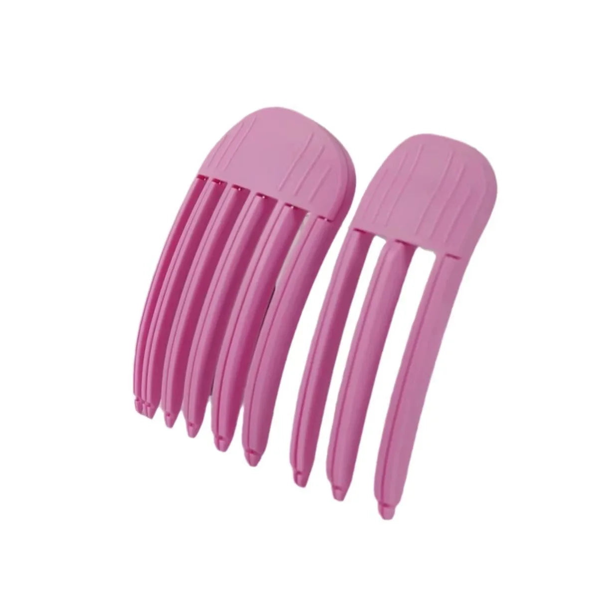 2-Pack Lazy Hair Root Styling Clips | Skull Top Comb Hair Styling Clip QXL Pink 2pcs