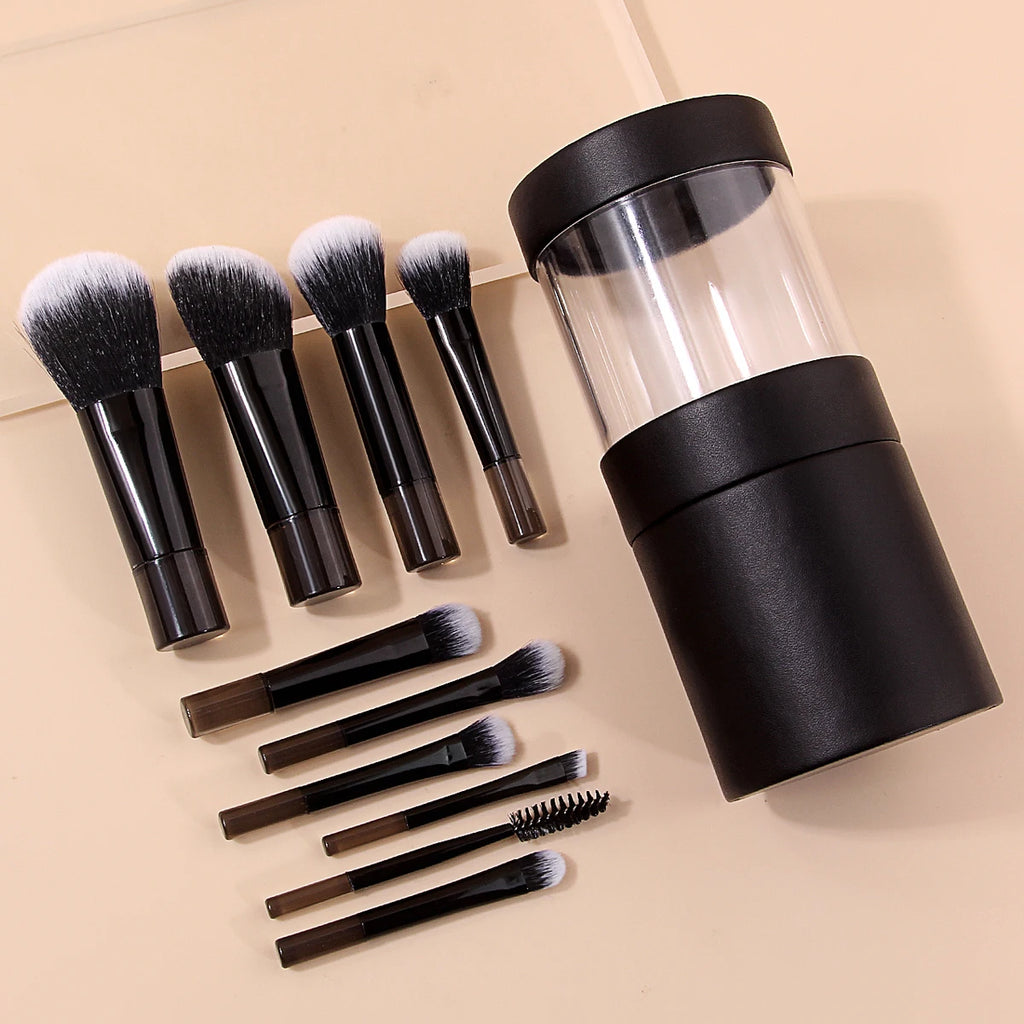 11-Piece Makeup Brush Set with Storage Cup | KOSSHOW Makeup Brush Set QXL
