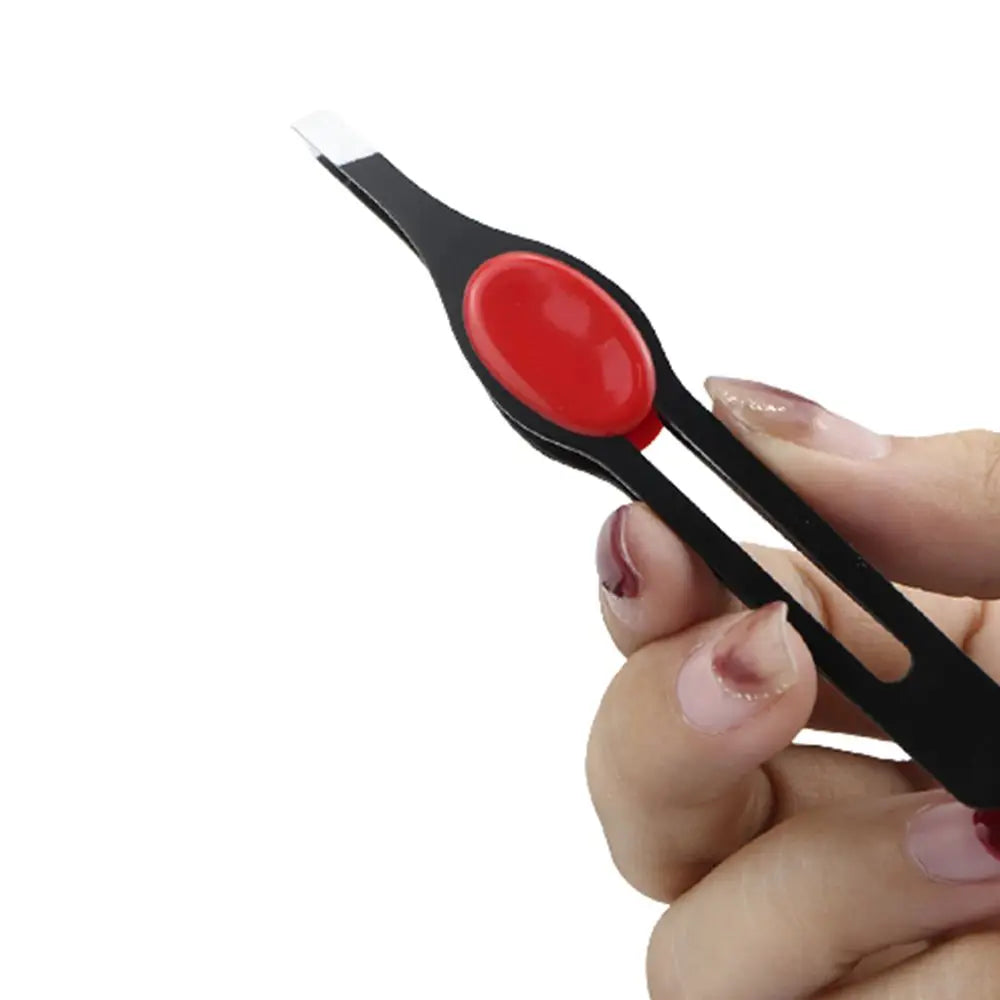 Slanted Eyebrow Tweezer – Stainless Steel Hair Removal Tool Eyebrow Tweezer QXL