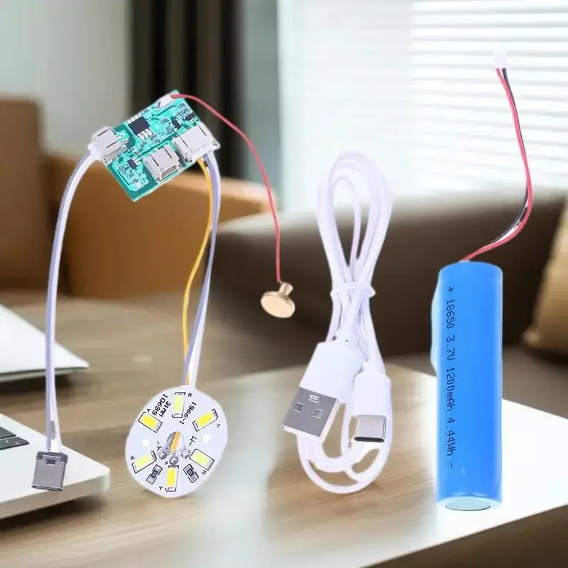 3W/10W Dimmable LED Panel DC5V Touch Switch | 3 Colors, USB Dimmable LED Panel QXL