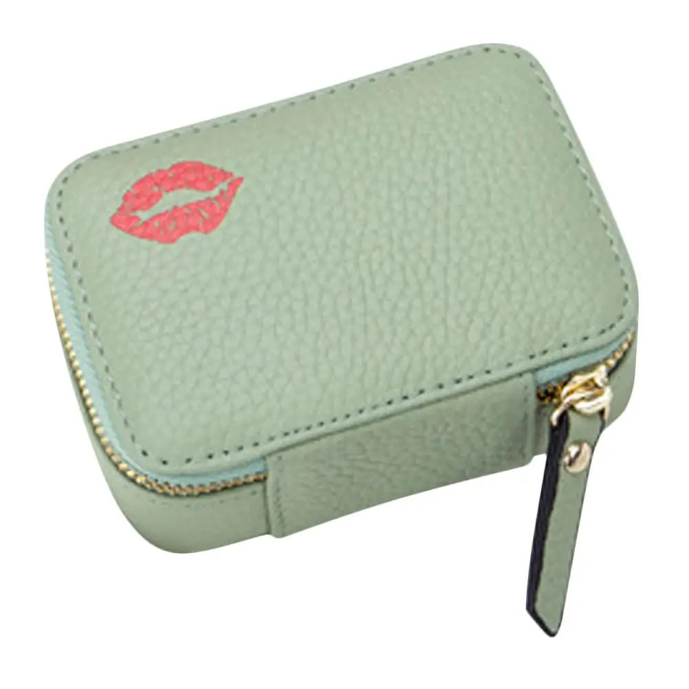 Portable Lipstick Bag with Mirror | Travel Makeup Pouch Lipstick Travel Pouch QXL