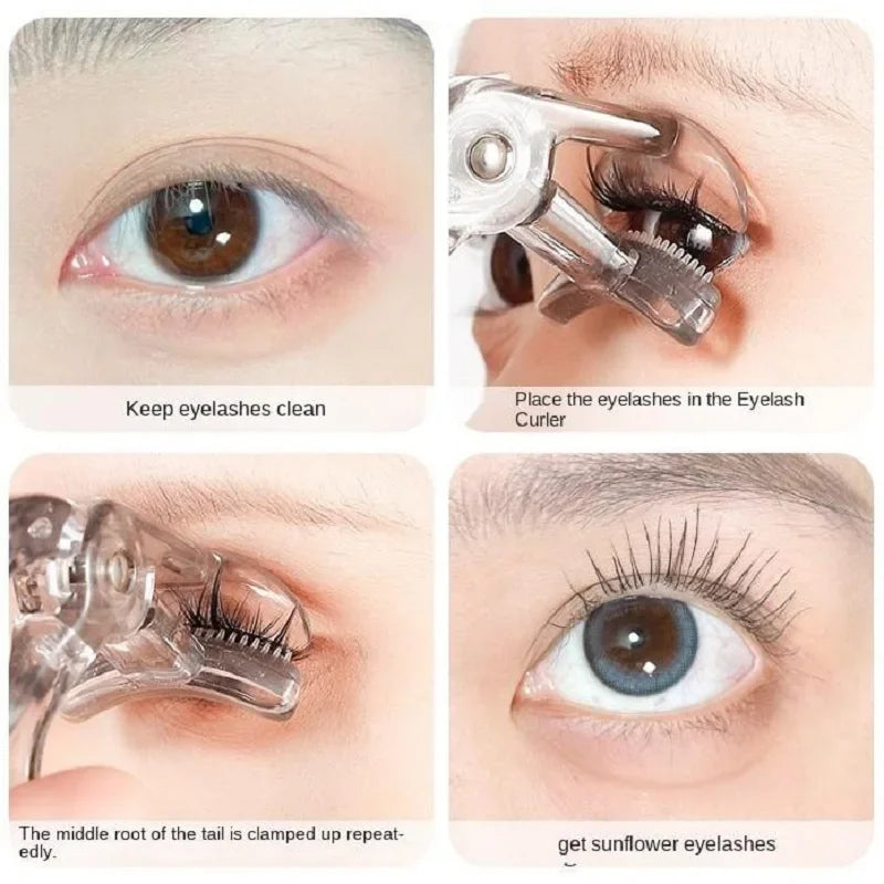 Dual Type Eyelash Curler with Comb | Wide & Partial Clip Eyelash Curler QXL