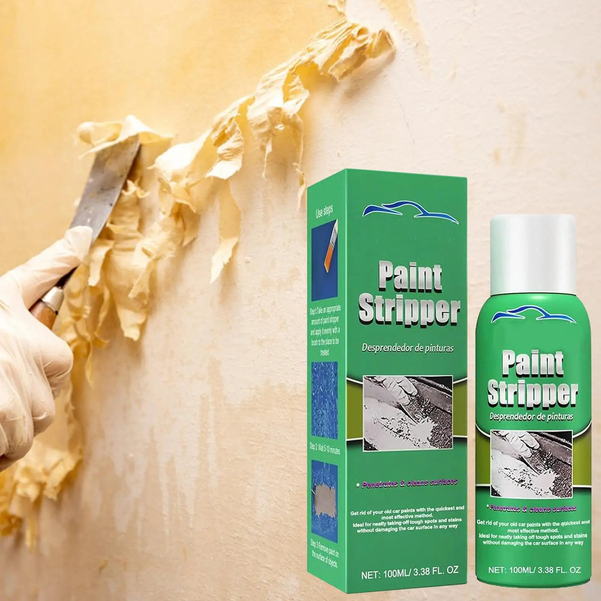 100ml Multipurpose Paint Stripper | Wood, Metal, Glass & Car Paint Stripper QXL 100ml