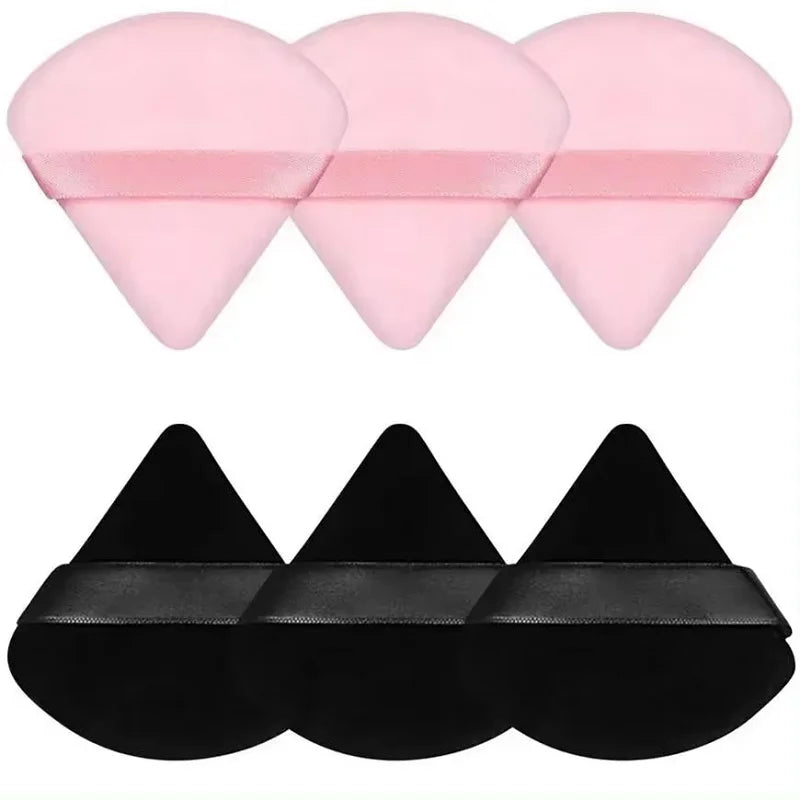 Triangular Powder Puff Set | Wet & Dry Sponge for Precise Makeup Makeup Powder Puff QXL