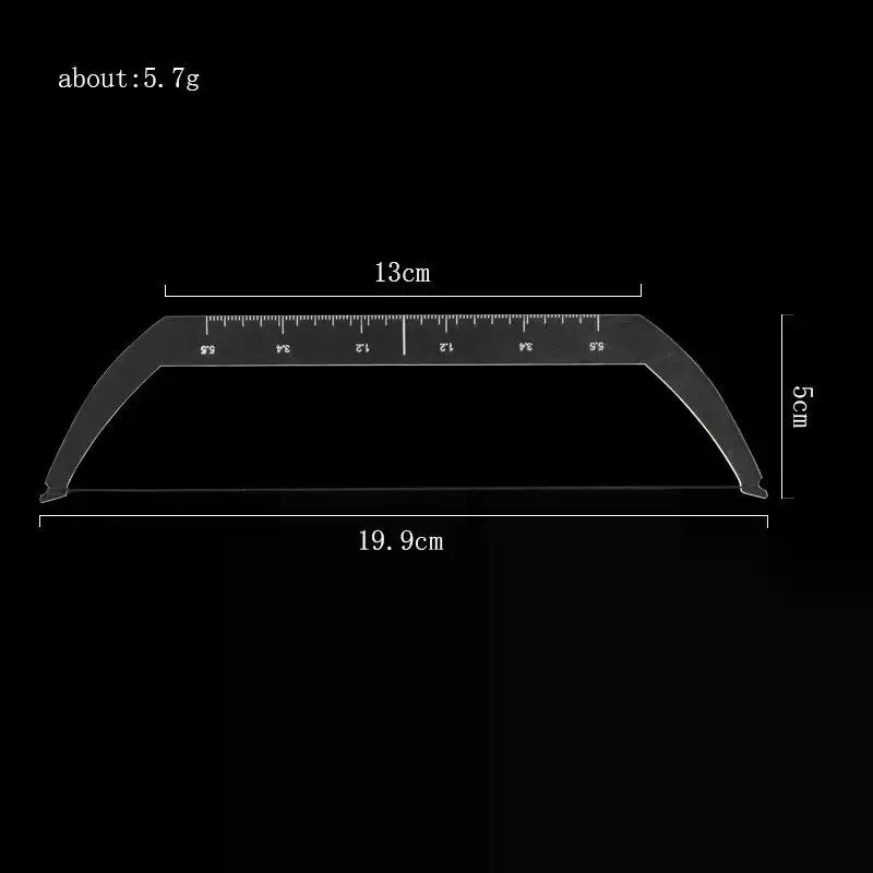 Microblading Eyebrow Mapping Ruler with Pre-Inked Strings Eyebrow Mapping Ruler QXL