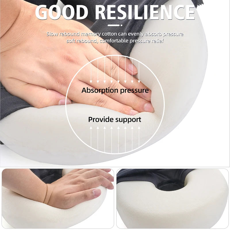 U-Shaped Memory Foam Eyelash Extension Pillow | Neck Support Lash Extension Pillow QXL