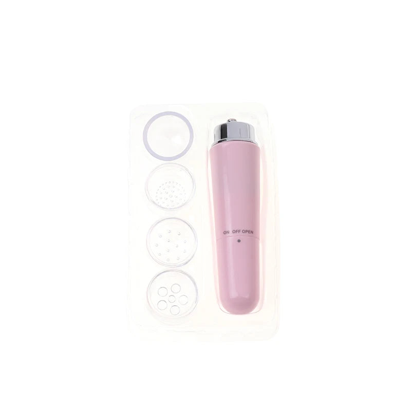 4-in-1 Electric Vibration Eye Massager Pen | Facial Care Tool Facial Massager Pen QXL Pink