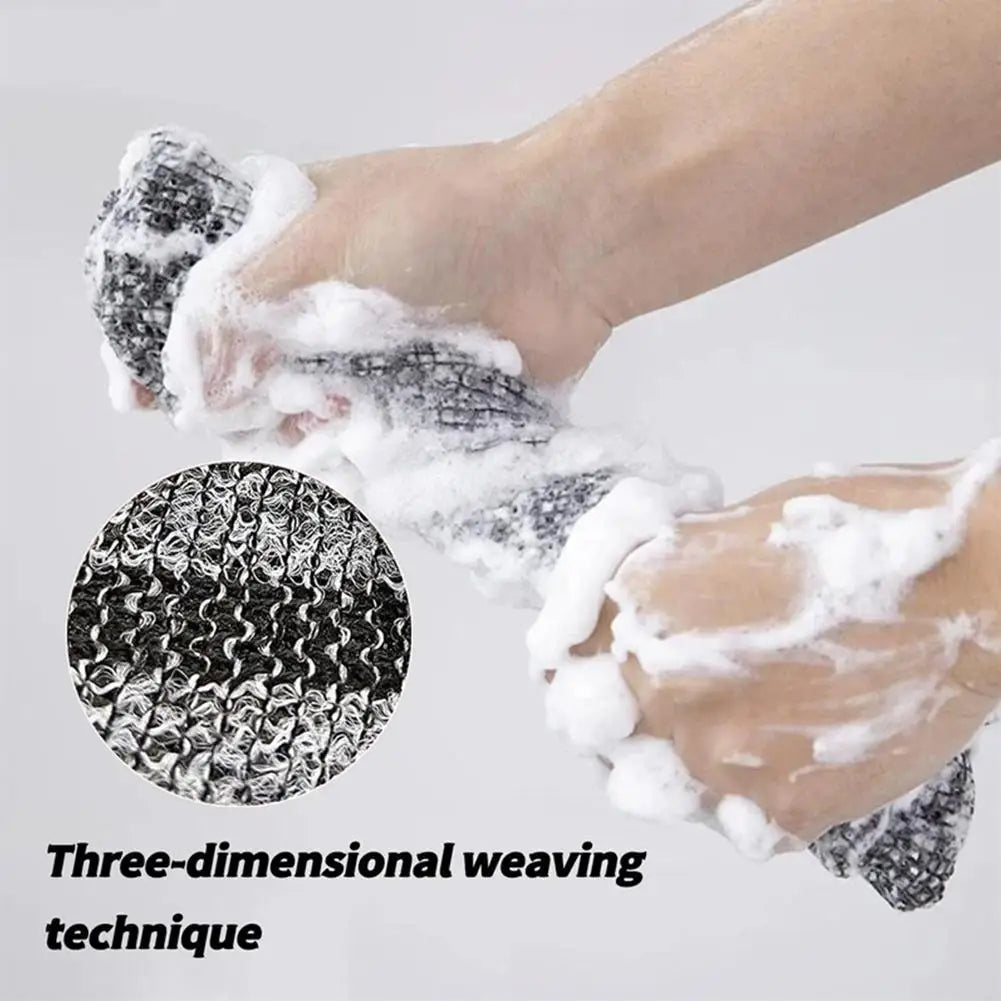 Exfoliating Bath Towel | 48" Deep Cleansing Body Scrubber Exfoliating Bath Towel QXL