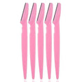 VVOCCI Eyebrow Razor & Face Hair Trimmer | 5–100 Pack Eyebrow Face Razor QXL M7 Pink 5pcs
