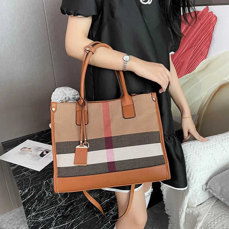 Minimalist Leather Diaper Bag | Large Crossbody Tote for Women Diaper Bag Tote QXL