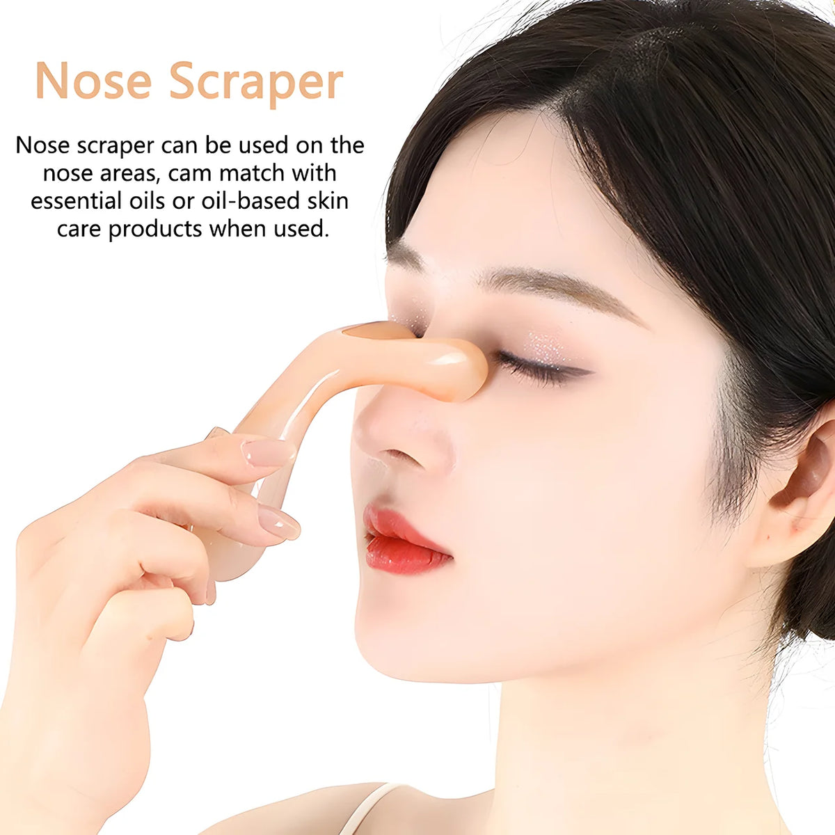 Resin Y-Shape Gua Sha Face & Nose Lifting Massage Tool Gua Sha Face Tool QXL