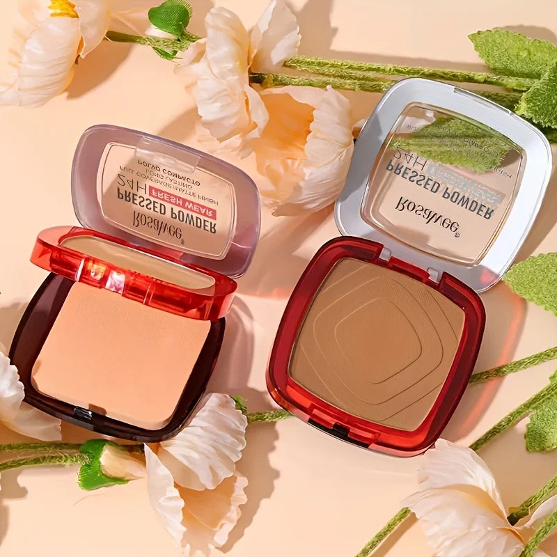 Matte Full Coverage Pressed Powder Foundation – 24H Wear Pressed Powder Foundation QXL