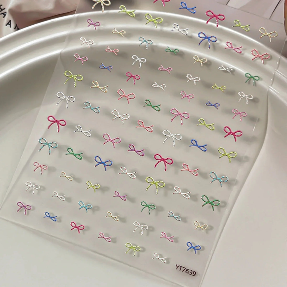 5D Holographic Star Nail Art Stickers | Self-Adhesive Decals Nail Art Stickers QXL YT7639