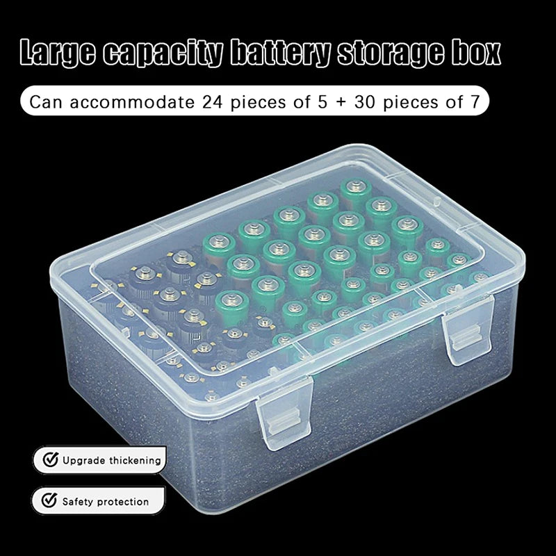 54-Slot AA AAA Battery Storage Organizer Box & Dispenser Battery Storage Organizer QXL