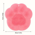 Silicone Foot Scrubber Mat with Suction Cups | Shower Exfoliator Foot Scrubber Mat QXL pink