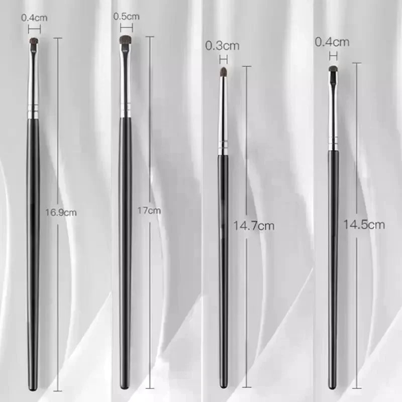 4/6-Pc Horsehair Eye Detail Brush Set | Eyeshadow & Smudge Eye Makeup Brushes QXL