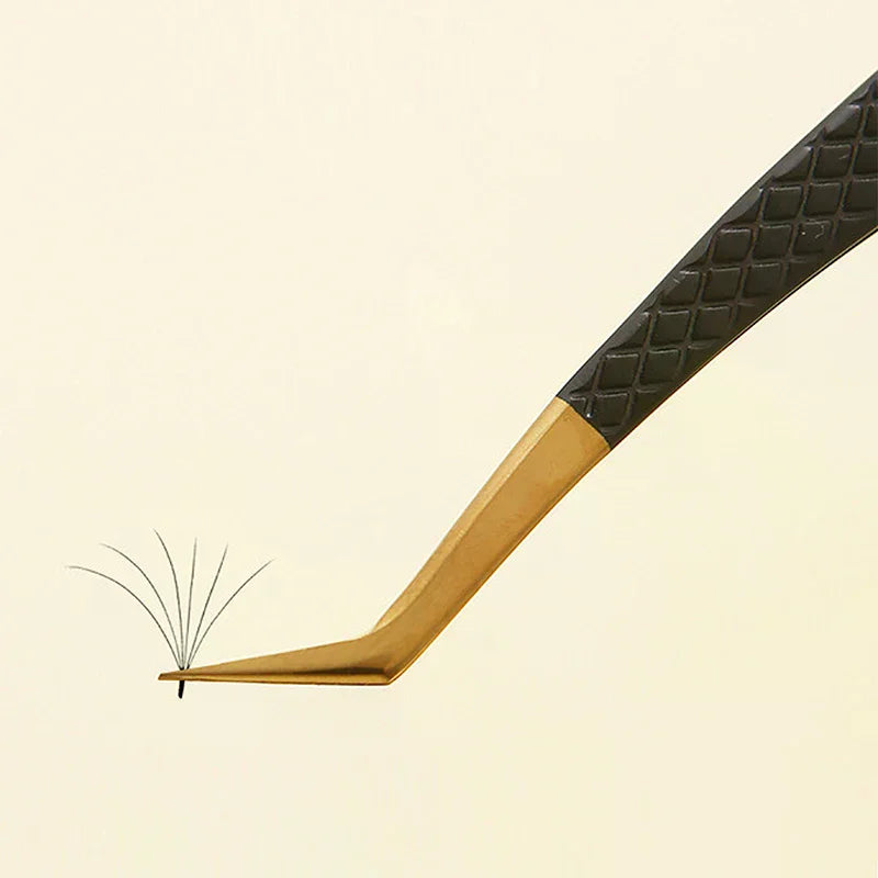 Antistatic Eyelash Extension Tweezers | Precision Stainless Steel Lash Extension Tweezer QXL