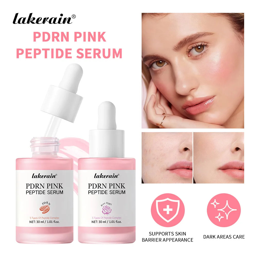 Korean Toner Pad & Salmon PDRN Pink Peptide Serum Kit Facial Serum Kit QXL