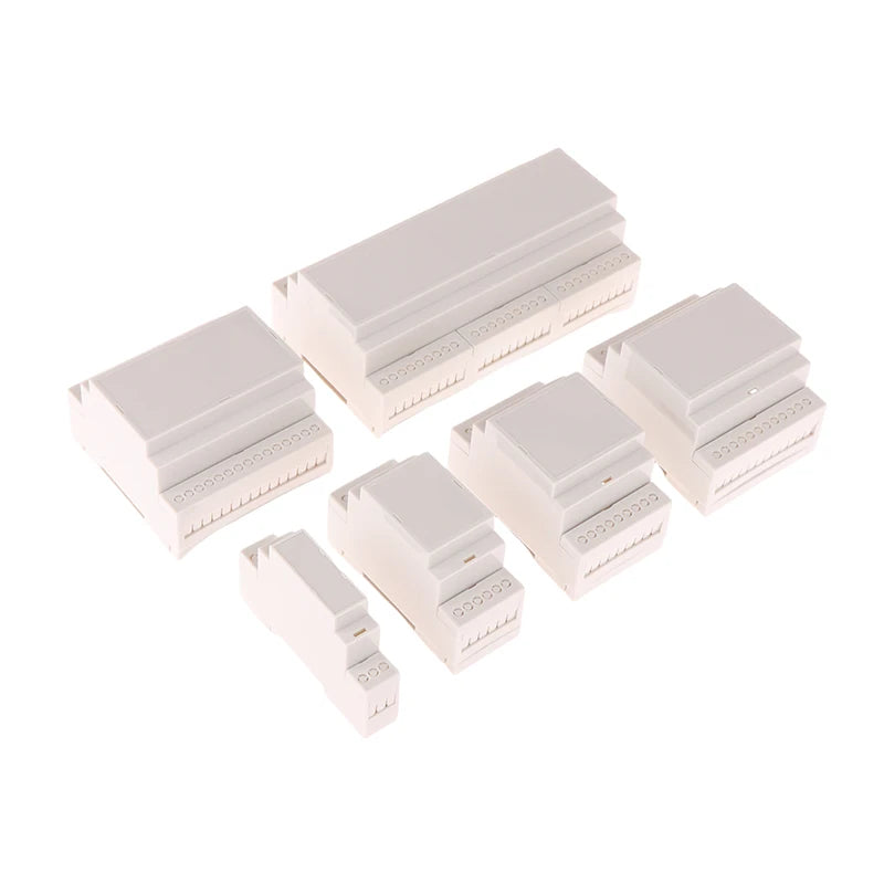 DIN Rail Plastic Enclosure | ABS Electronics Distribution Box DIN Rail Enclosure QXL