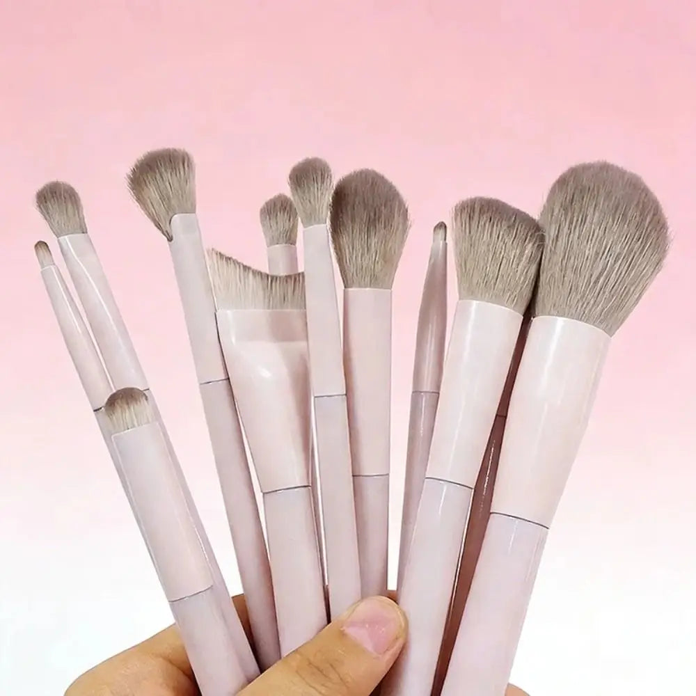 5–13 Piece Soft Beginner Makeup Brush Set | Eye & Face Makeup Brush Set QXL