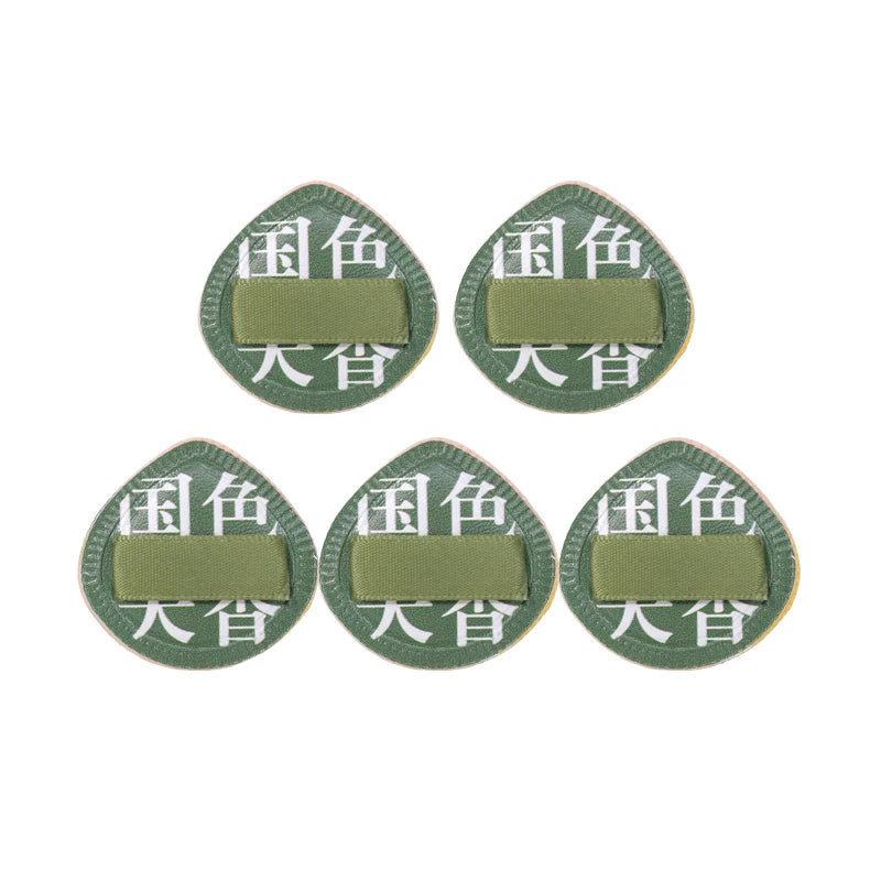 Mini Teardrop Finger Makeup Sponge Puffs 5/10pc – Foundation Makeup Sponge Puff QXL 5PCS Green