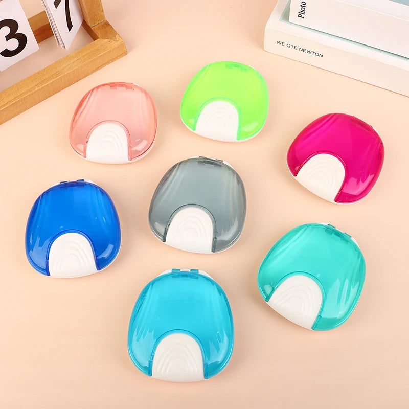 Press-to-Open Retainer & Denture Storage Case | Shell Box Dental Retainer Case QXL