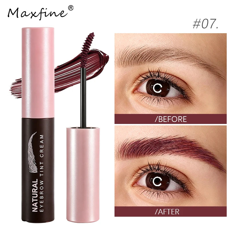 Waterproof Eyebrow Tint Cream | Long-Lasting Brow Mascara Eyebrow Tint Cream QXL 07