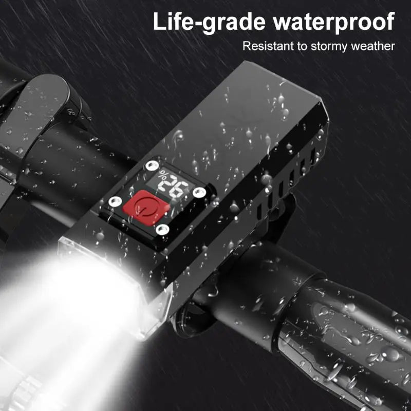 USB Rechargeable Bike Headlight | IPX5 Waterproof 100LM LED Bike Headlight QXL