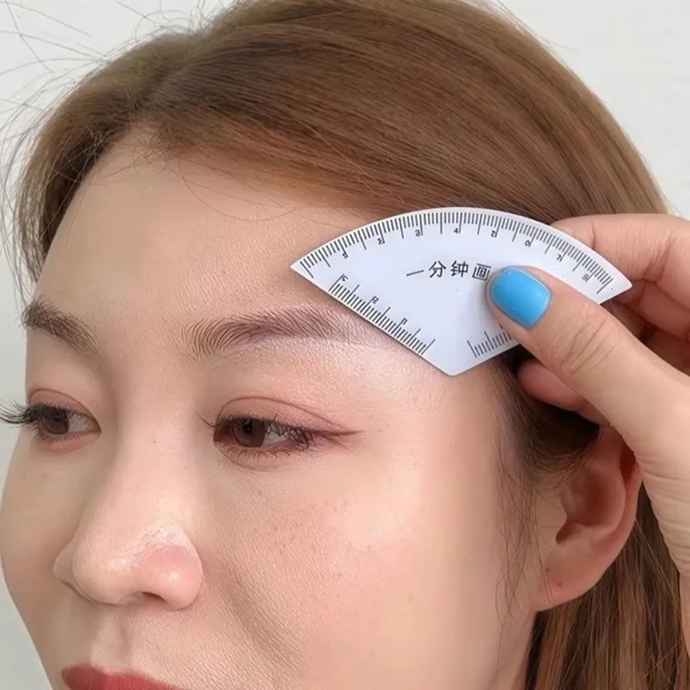 Reusable Eyebrow Shaping Stencil Design Ruler | Makeup Tool Eyebrow Stencil Ruler QXL