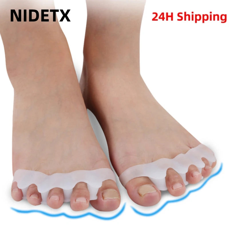 Silicone Gel Toe Separator & Straightener – 1 Pair Toe Separator QXL