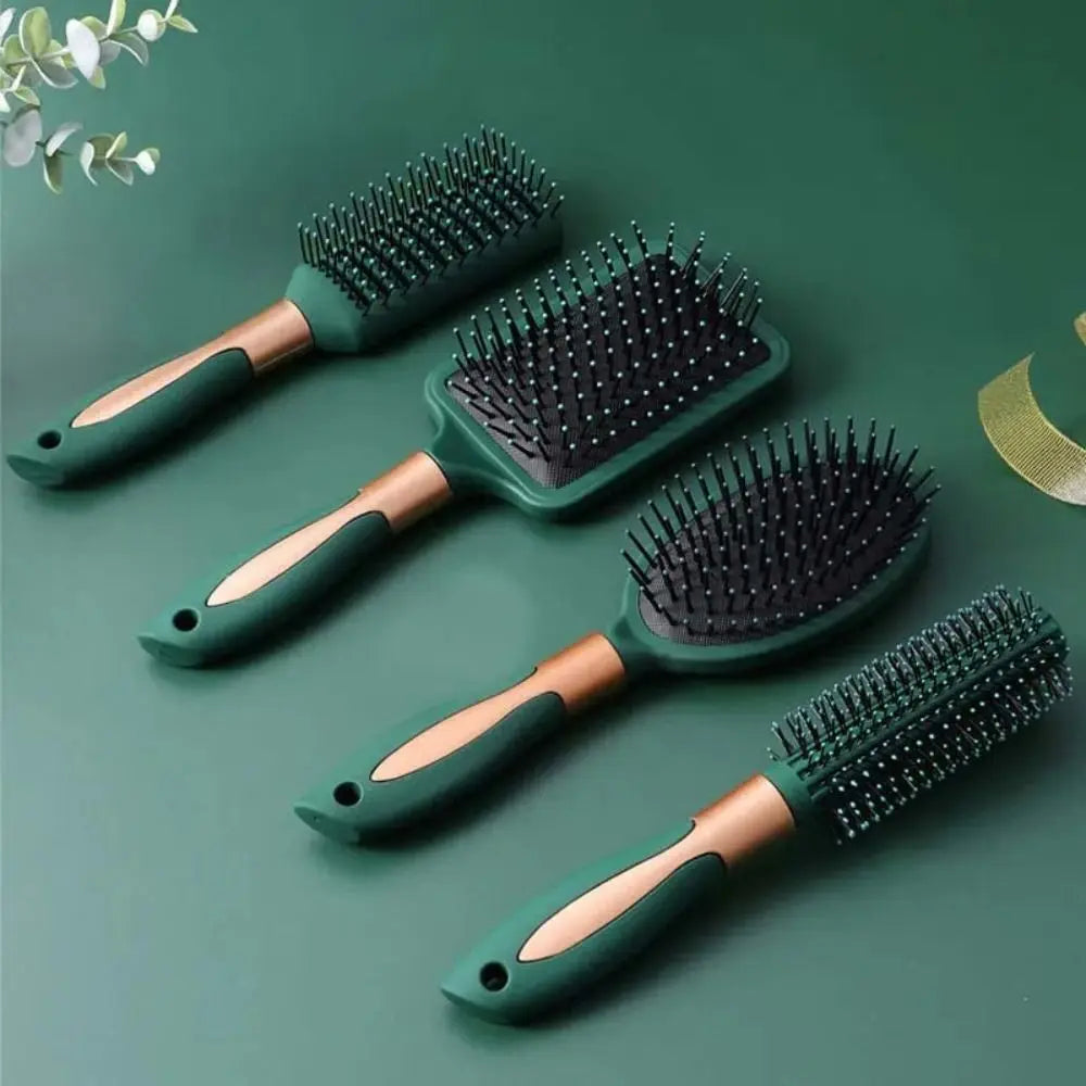 Dark Green Air Cushion Comb | Anti-Static Scalp Massage Brush Hair Cushion Comb QXL