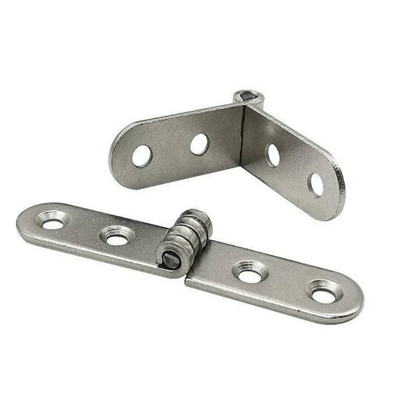 2-Pack 180° Foldable Flat Hinges | Cabinet & Furniture Hardware Foldable Flat Hinge QXL