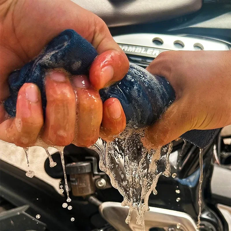 Plush Microfiber Car Wash Drying Towel – Lint & Streak Free Car Detailing Towel QXL