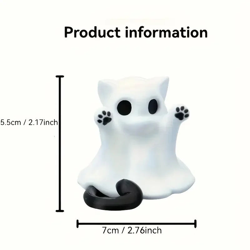 Cute 3D Ghost Ornament | Halloween & Christmas Decor Holiday Ornament QXL