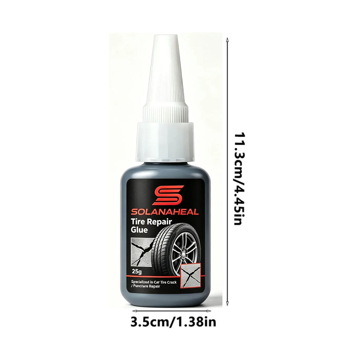 Tire Repair Adhesive | Car Tire Crack & Puncture Sealant Tire Repair Adhesive QXL GRAY