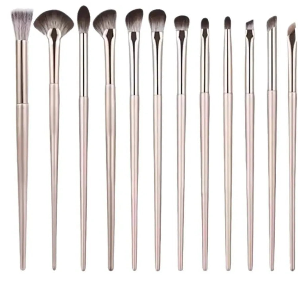 Angled Contour & Under-Eye Brighten Makeup Brush Set Makeup Brush Set QXL