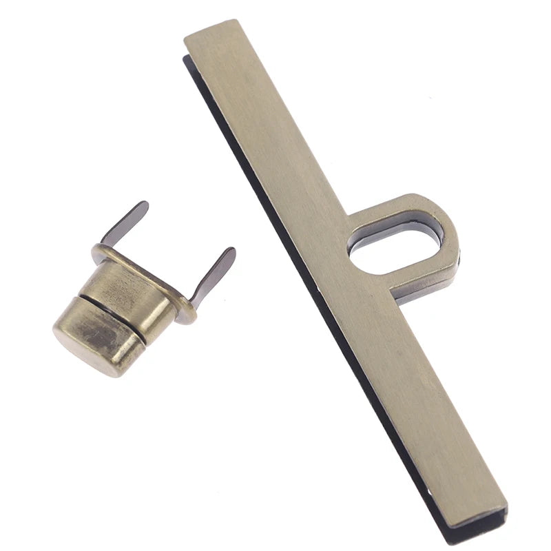 Vintage Metal Turn Lock Clasp for DIY Handbag & Purse Craft Bag Clasp Hardware QXL